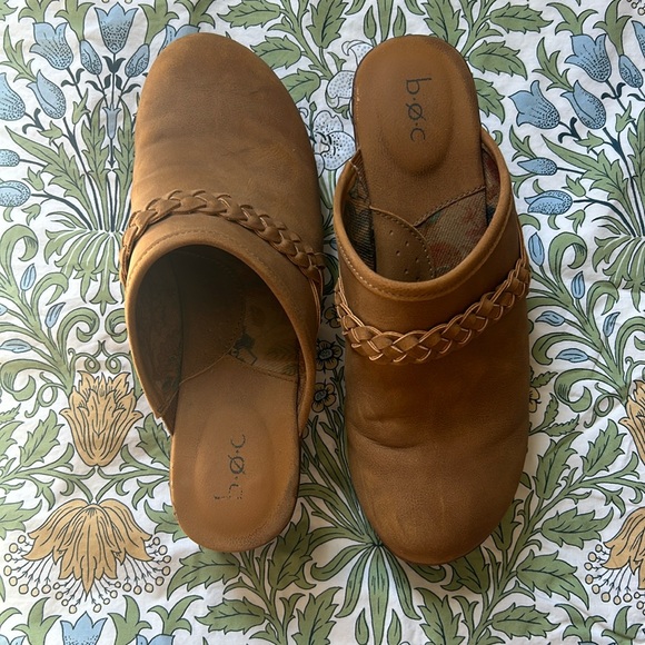 Clogs | b.o.c. Journi braided clogs | brown - Picture 1 of 8